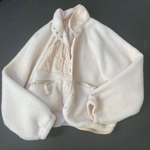 Free people hit the slopes canvas jacket small